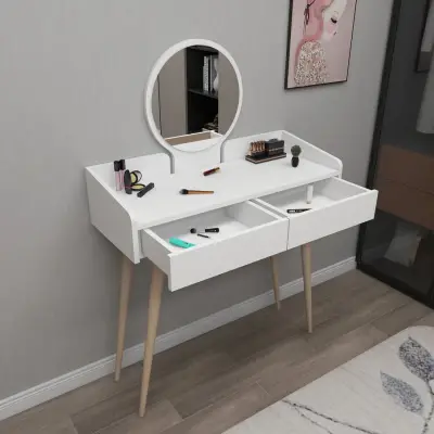 Burim Makeup Vanity Table with Mirror