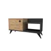 Cepos Shoe Storage Shelf with Cabinet -  Atlantic Pine / Anthracite