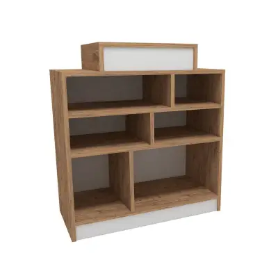 Ansel Shoe Storage Shelf - Atlantic Pine / White