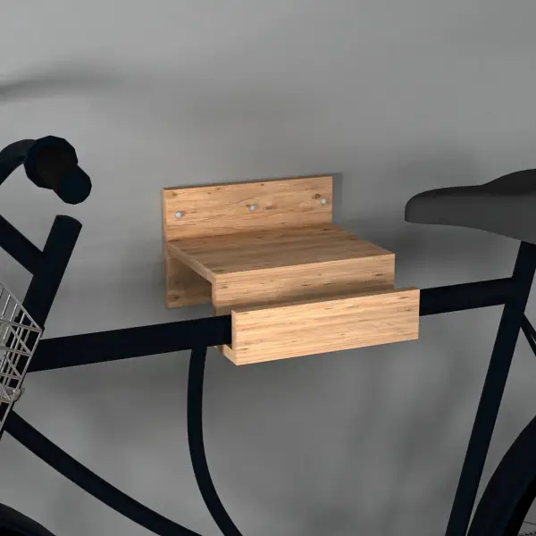 Luis Wall Mounted Bike Rack - Atlantic Pine