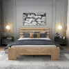 Megan Double Bedstead Bed Frame with Headboard - Atlantic Pine