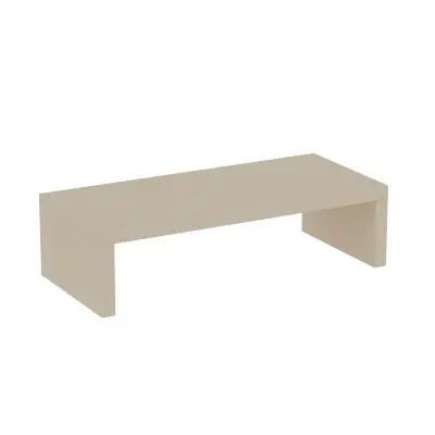 Thea Monitor Riser PC Stand - Beige