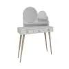 Vetone Makeup Vanity Table with Mirror