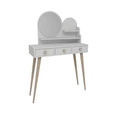 Vetone Makeup Vanity Table with Mirror