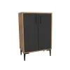 Ruby Shoe Storage Cabinet - Atlantic Pine / Anthracite