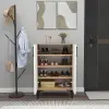 Ruby Shoe Storage Cabinet - Atlantic Pine / White