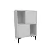 Jeremy Kitchen Cabinet with Shelves - White