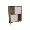 Jeremy Bathroom Cabinet with Shelves -  Atlantic Pine & White