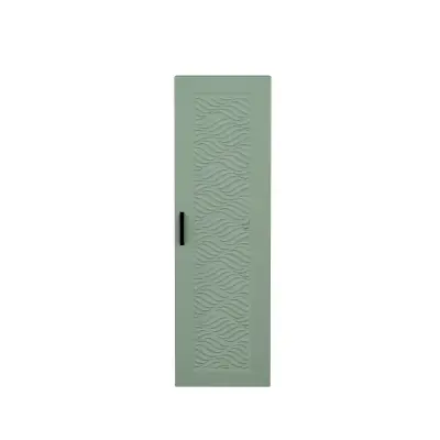 Galia Bathroom Washbasin Cabinet with Framed Wall Mirror, Sink & Side Cabinet Set - Light Green