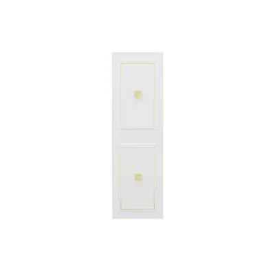 Larissa Bathroom Washbasin Cabinet with Framed Wall Mirror, Sink & Side Cabinet Set - White