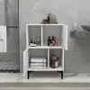 Jeremy Bathroom Cabinet with Shelves - Beyaz