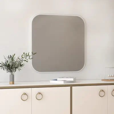 Atlantis Floating Mirror - White