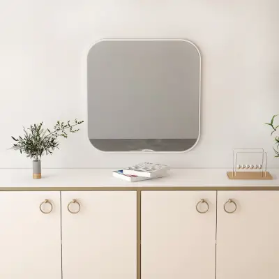 Atlantis Floating Mirror - White