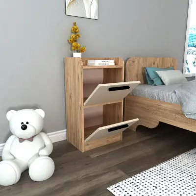 Lelia Kids Room Collection - Bookcase, Desk, Wardrobe, Bedstead & Nightstand