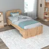 Lelia Kids Room Collection - Bookcase, Desk, Wardrobe, Bedstead & Nightstand