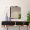 Atlantis Floating Mirror - Black