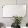 Akron Floating Mirror - Black